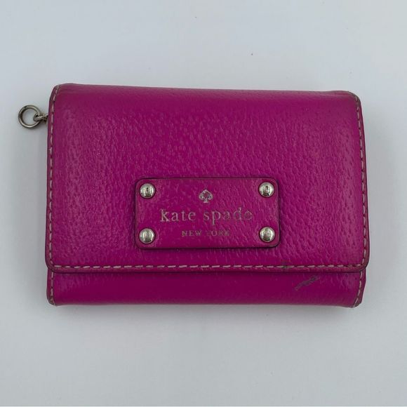 kate spade Handbags - Kate Spade Hot Pink Mini Wallet